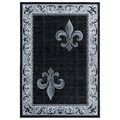 United Weavers Of America 2 ft. 7 in. x 4 ft. 2 in. Bristol Lilium Gray Rectangle Rug 2050 11272 35C